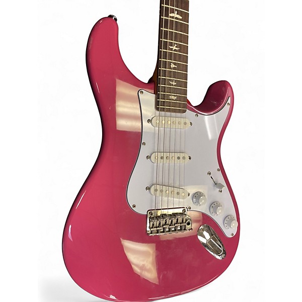 Used PRS SE Silver Sky Pink Solid Body Electric Guitar