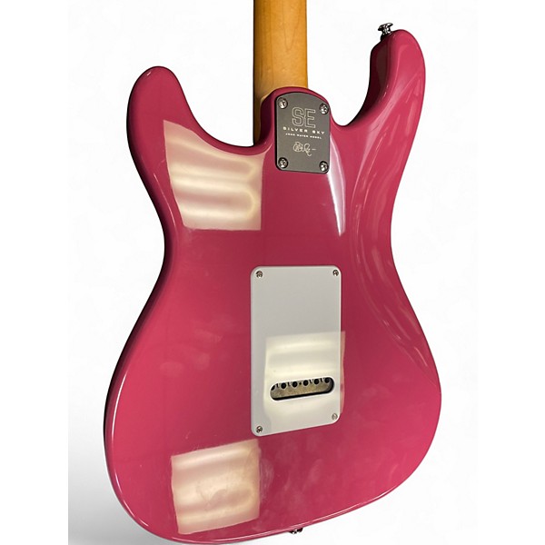 Used PRS SE Silver Sky Pink Solid Body Electric Guitar