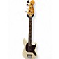 Used Fender Mustang Bass Olympic White Electric Bass Guitar thumbnail
