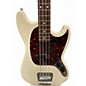 Used Fender Mustang Bass Olympic White Electric Bass Guitar