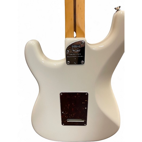 Used 2023 Fender American Professional II Stratocaster Olympic White Solid Body Electric Guitar