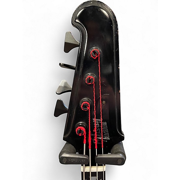 Used 2002 Gibson BLACKBIRD WORN BLACK Electric Bass Guitar