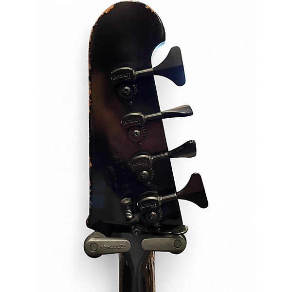 Used 2002 Gibson BLACKBIRD WORN BLACK Electric Bass Guitar