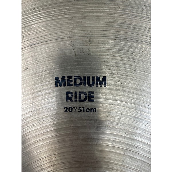 Used Zildjian 20in A Custom Medium Ride Cymbal