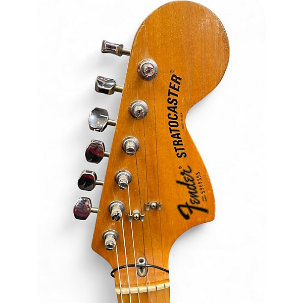 Vintage 1979 Fender stratocaster hardtail black Solid Body Electric Guitar