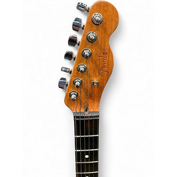 Used Fender American Acoustasonic Telecaster Natural Acoustic Electric Guitar