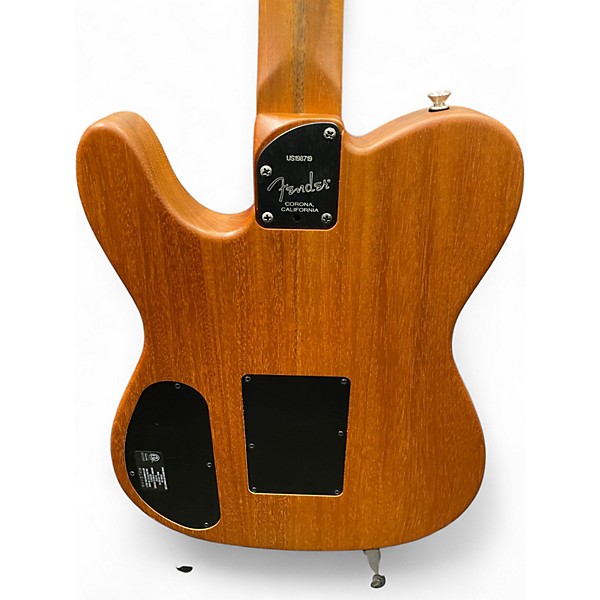 Used Fender American Acoustasonic Telecaster Natural Acoustic Electric Guitar