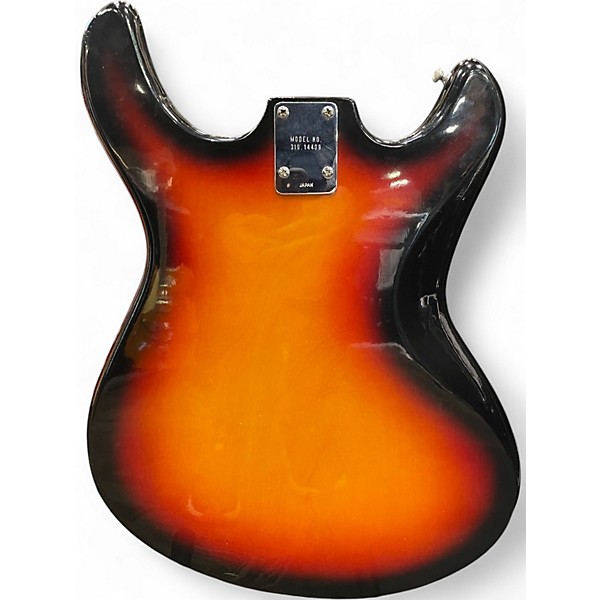 Vintage 1960s Silvertone 1440 BURST Solid Body Electric Guitar