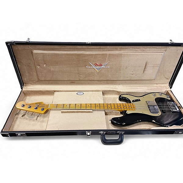 Used 2024 Fender Custom Shop LTD 59 P Bass Black Relic Electric Bass Guitar