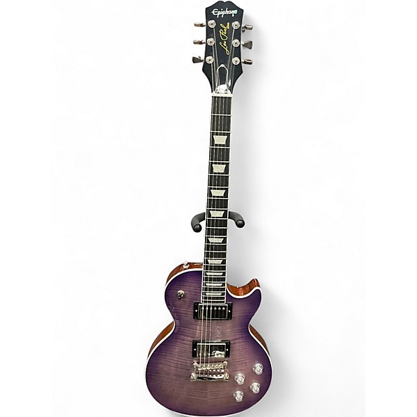 Used Epiphone les paul modern figured purple burst Solid Body Electric Guitar