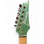 Used Ibanez RG421MSP Mint Sparkle Solid Body Electric Guitar