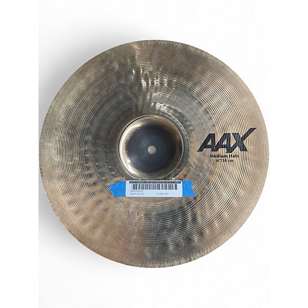 Used SABIAN 14in AAX MEDIUM HATS Cymbal