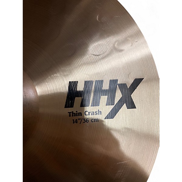 Used SABIAN 14in HHX THIN CRASH Cymbal