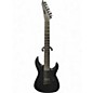 Used Ltd BLACK METAL Satin Black Solid Body Electric Guitar thumbnail