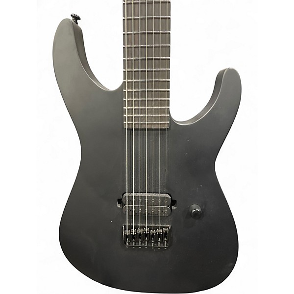 Used Ltd BLACK METAL Satin Black Solid Body Electric Guitar