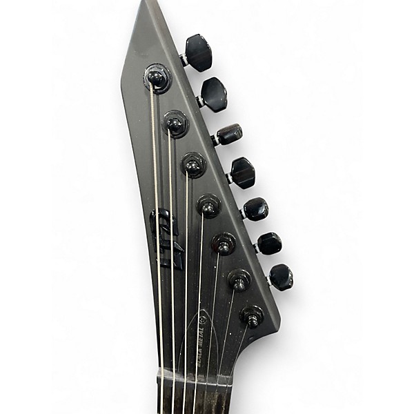 Used Ltd BLACK METAL Satin Black Solid Body Electric Guitar