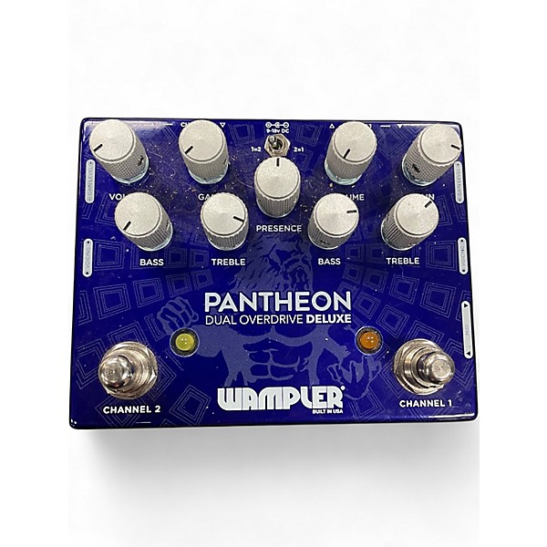 Used Wampler PANTHEON DUAL OVERDRIVE Effect Pedal