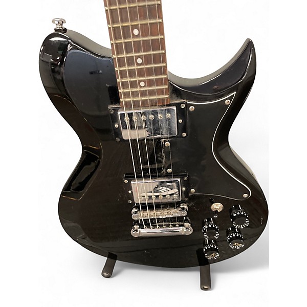 Used Washburn WI64 Black Solid Body Electric Guitar