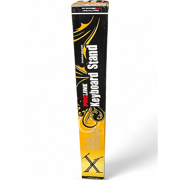 Used Proline DOUBLE BRACED KEYBOARD STAND Bench