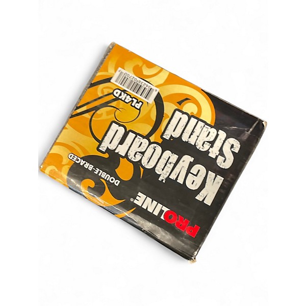 Used Proline DOUBLE BRACED KEYBOARD STAND Bench