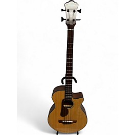 Used Ibanez AEGB30E Natural Acoustic Bass Guitar
