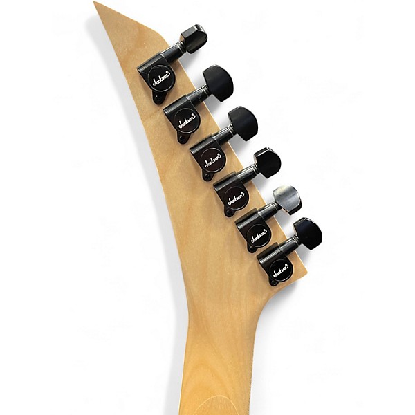 Used Jackson JS32Q TRANSPARENT GREEN Solid Body Electric Guitar