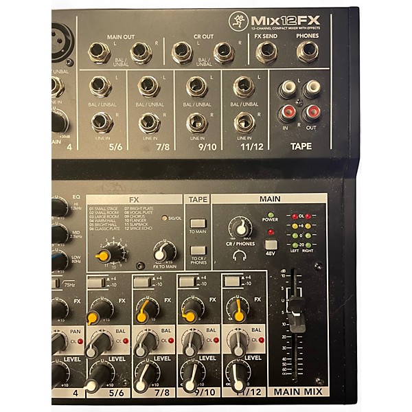 Used Mackie MIX12FX Powered Mixer