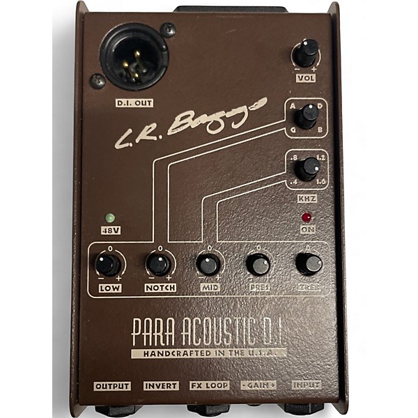 Used LR Baggs Para Acoustic DI Direct Box Pre With EQ Direct Box