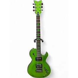 Used Schecter Guitar Research SOLO 6 KENNY HICKEY Slime Green Baritone Guitars