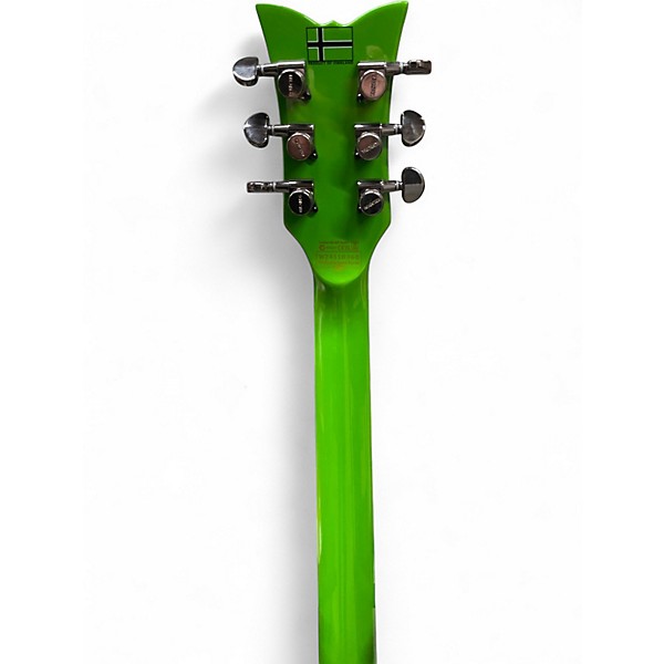 Used Schecter Guitar Research SOLO 6 KENNY HICKEY Slime Green Baritone Guitars
