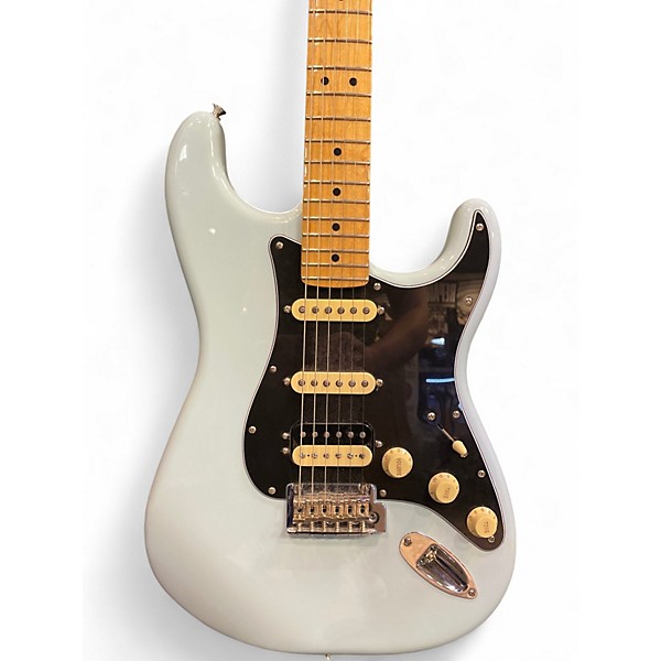 Used Fender FSR Standard Stratocaster blue Solid Body Electric Guitar