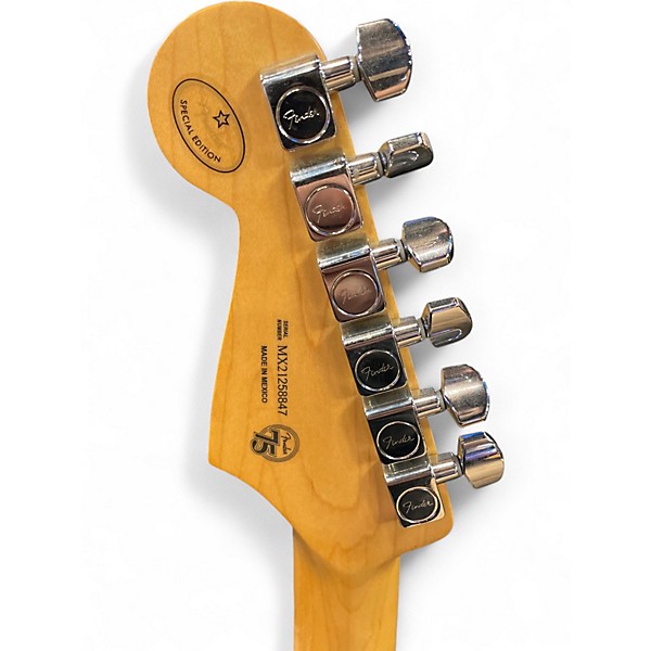 Used Fender FSR Standard Stratocaster blue Solid Body Electric Guitar