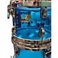 Used 2016 Ludwig 6 Piece Vistalite Blue Drum Kit