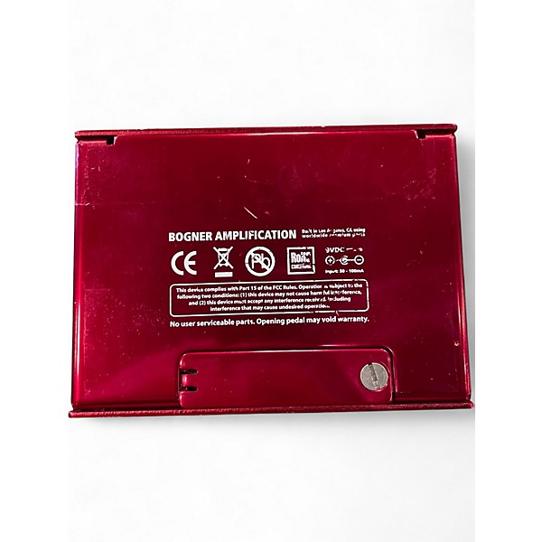 Used Bogner Ecstasy Red Overdrive Effect Pedal