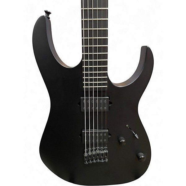 Used Ibanez RGRTBB21 Satin Black Baritone Guitars