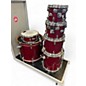 Used Mapex 6 Piece M SERIES CHERRY RED Drum Kit thumbnail