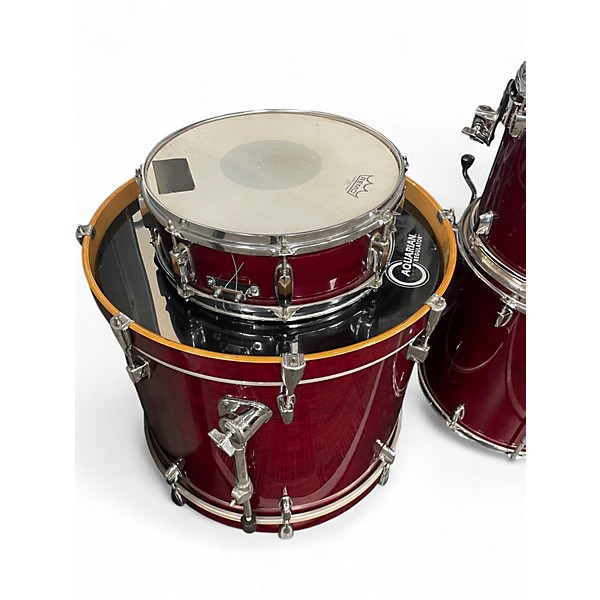 Used Mapex 6 Piece M SERIES CHERRY RED Drum Kit