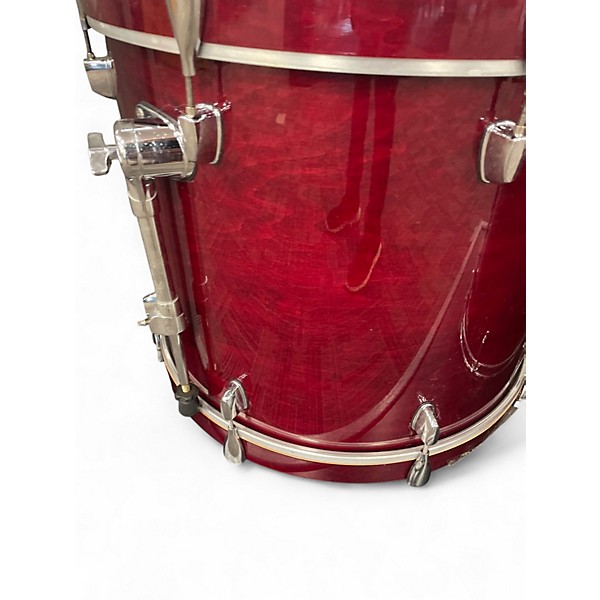 Used Mapex 6 Piece M SERIES CHERRY RED Drum Kit