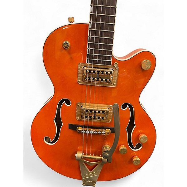 Used Gretsch Guitars 6120JR2 Orange Hollow Body Electric Guitar