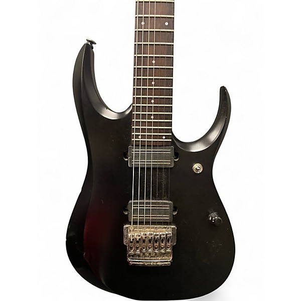Used Ibanez RGD7UC PRESTIGE SERIES Black Solid Body Electric Guitar