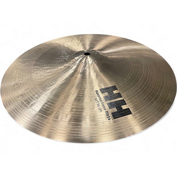 Used SABIAN 14in Jeff Hamilton HH Hammertone Hat Pair Cymbal