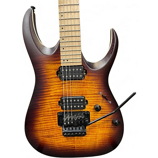 Used Ibanez RGAR42MFMT Dragon Eye Burst Solid Body Electric Guitar