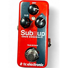Used TC Electronic Sub N Up Mini Octaver Effect Pedal