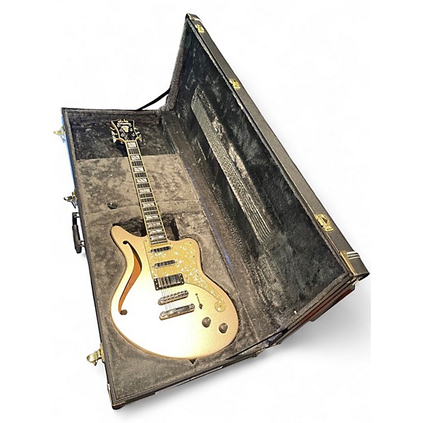 Used D'Angelico Deluxe Bedford SH Desert Gold Hollow Body Electric Guitar