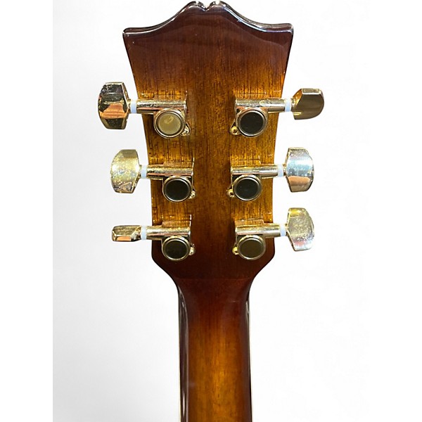 Used Stellar Mercury 4 Figured Burst Hollow Body Electric Guitar