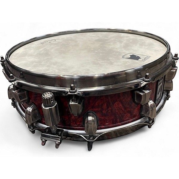 Used Mapex 14X4.5 Black Panther Versatus Russ Miller Signature Cherry Burl Drum