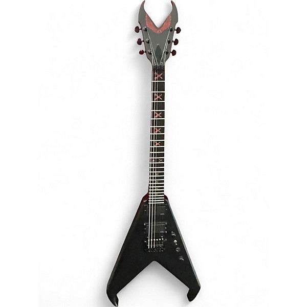 Used 2021 Dean KERRY KING V Satin Black Solid Body Electric Guitar