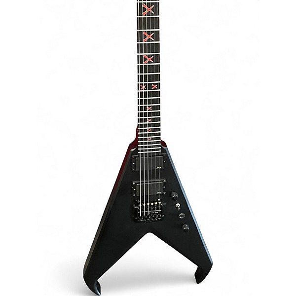 Used 2021 Dean KERRY KING V Satin Black Solid Body Electric Guitar