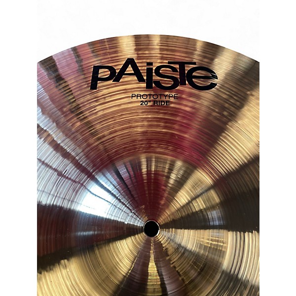Used Paiste 20in Prototype Ride Cymbal