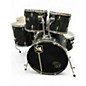 Used Pearl 7 Piece EXPORT SERIES 7 PIECE SHELLPACK Black Drum Kit thumbnail